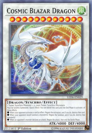 Cosmic Blazar Dragon (LED6-EN029) - Legendary Duelists: Magical Hero Unlimited