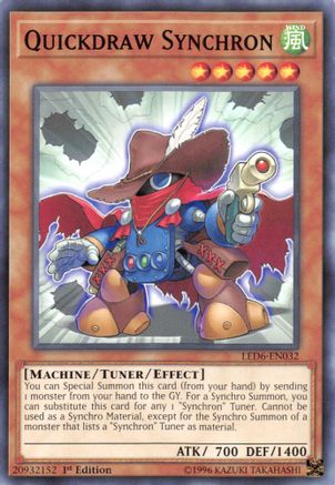 Quickdraw Synchron (LED6-EN032) - Legendary Duelists: Magical Hero 1st Edition