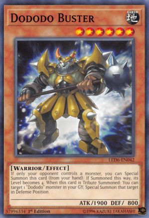 Dododo Buster (LED6-EN042) - Legendary Duelists: Magical Hero Unlimited