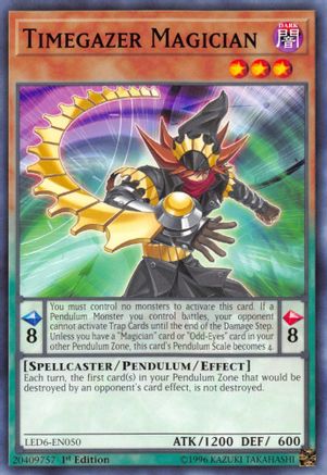 Timegazer Magician (LED6-EN050) - Legendary Duelists: Magical Hero 1st Edition