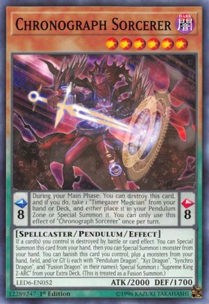 Chronograph Sorcerer (LED6-EN052) - Legendary Duelists: Magical Hero 1st Edition