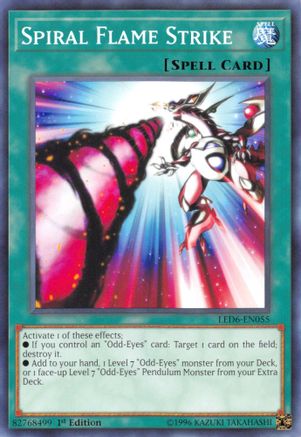 Spiral Flame Strike (LED6-EN055) - Legendary Duelists: Magical Hero Unlimited