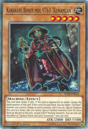 Karakuri Bonze mdl 9763 "Kunamzan" (IGAS-EN014) - Ignition Assault 1st Edition