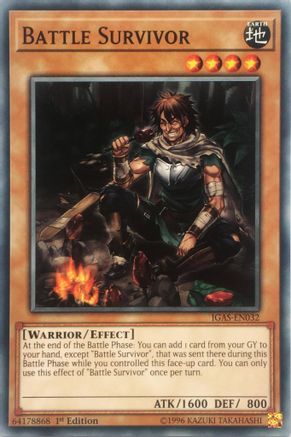 Battle Survivor (IGAS-EN032) - Ignition Assault 1st Edition