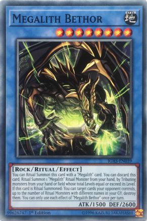 Megalith Bethor (IGAS-EN039) - Ignition Assault Unlimited