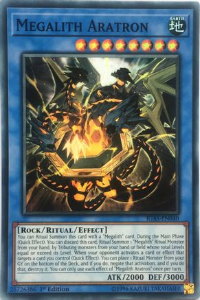 Megalith Aratron (IGAS-EN040) - Ignition Assault 1st Edition