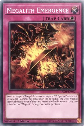 Megalith Emergence (IGAS-EN072) - Ignition Assault 1st Edition