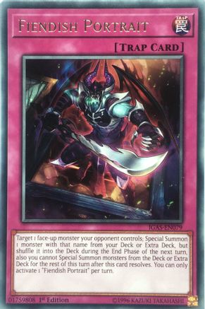 Fiendish Portrait (IGAS-EN079) - Ignition Assault 1st Edition