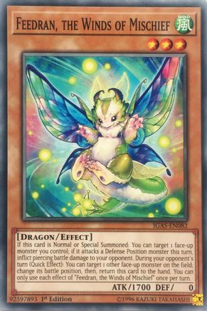 Feedran, the Winds of Mischief (IGAS-EN082) - Ignition Assault 1st Edition