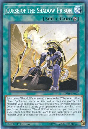 Curse of the Shadow Prison (SDSH-EN023) - Structure Deck: Shaddoll Showdown 1st Edition