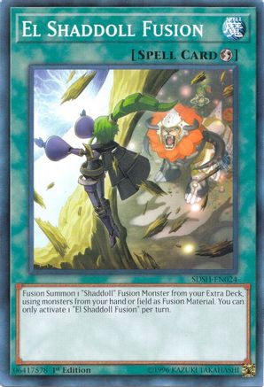 El Shaddoll Fusion (SDSH-EN024) - Structure Deck: Shaddoll Showdown 1st Edition