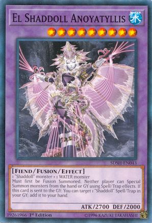 El Shaddoll Anoyatyllis (SDSH-EN043) - Structure Deck: Shaddoll Showdown 1st Edition