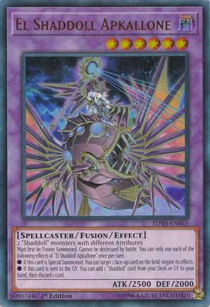 El Shaddoll Apkallone (SDSH-EN045) - Structure Deck: Shaddoll Showdown 1st Edition