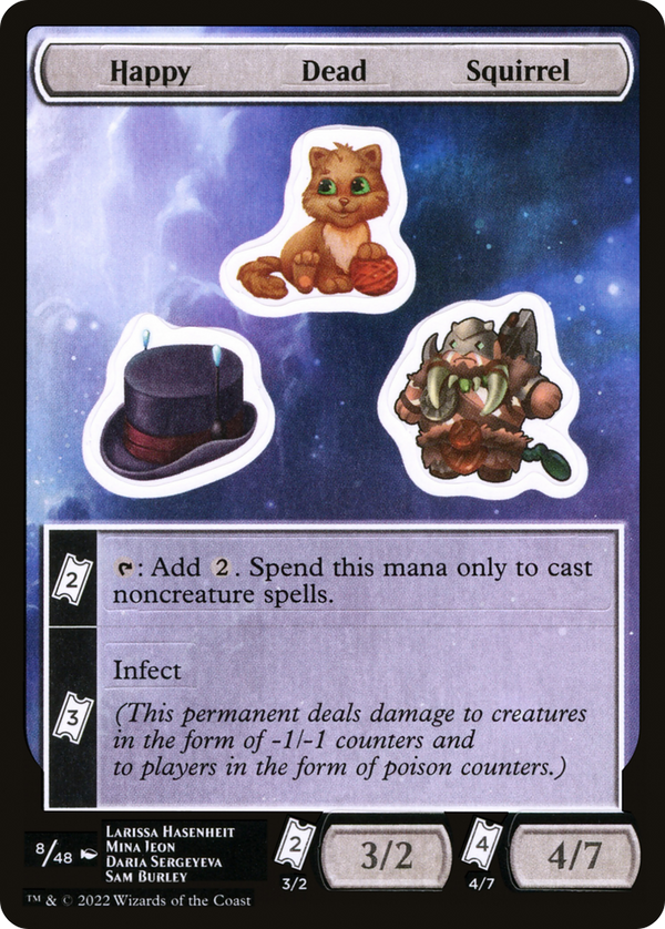 Happy Dead Squirrel [Unfinity Stickers]