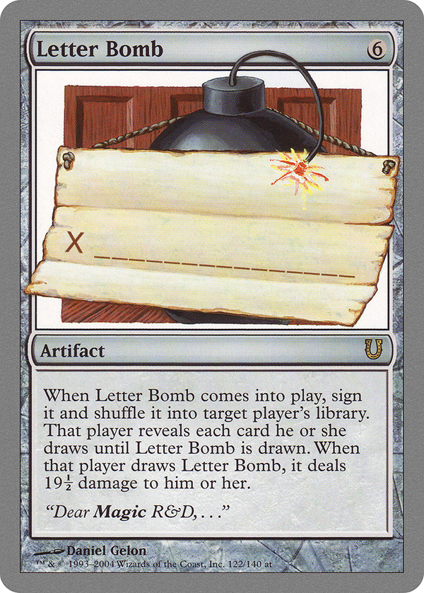 Letter Bomb [Unhinged]