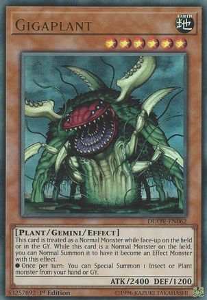 Gigaplant (DUOV-EN062) - Duel Overload 1st Edition