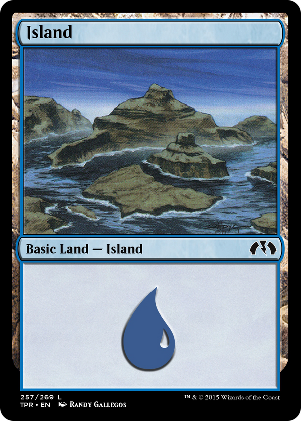 Island (TPR-257) - Tempest Remastered Foil