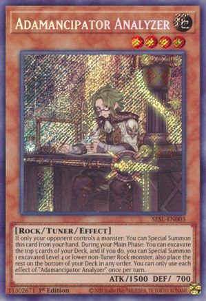 Adamancipator Analyzer (SESL-EN003) - Secret Slayers 1st Edition