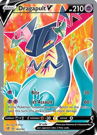 Dragapult V (183/192) [Sword & Shield: Rebel Clash]