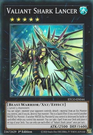 Valiant Shark Lancer (ETCO-EN044) - Eternity Code 1st Edition