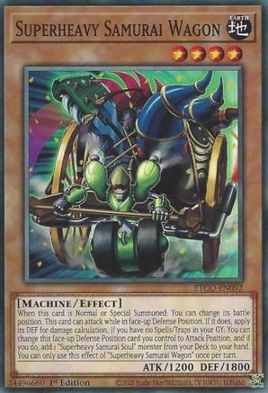 Superheavy Samurai Wagon (ETCO-EN092) - Eternity Code 1st Edition
