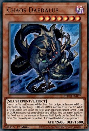 Chaos Daedalus (TOCH-EN007) - Toon Chaos 1st Edition
