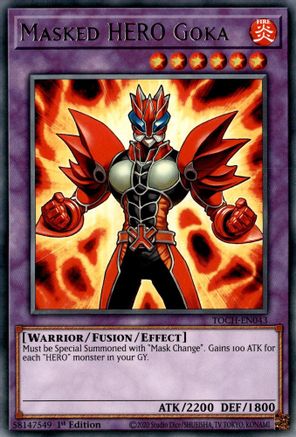 Masked HERO Goka (TOCH-EN043) - Toon Chaos 1st Edition