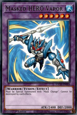 Masked HERO Vapor (TOCH-EN044) - Toon Chaos Unlimited