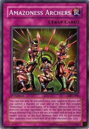 Amazoness Archers (MFC-096) - Magician's Force 1st Edition