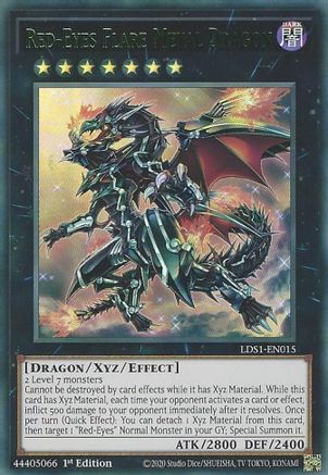 Red-Eyes Flare Metal Dragon (Green) (LDS1-EN015) - Legendary Duelists: Season 1 1st Edition