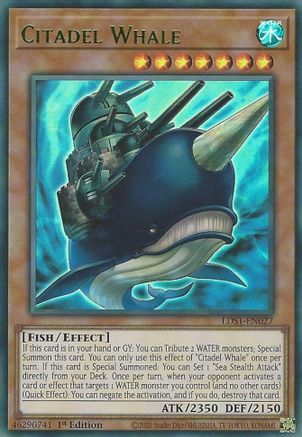 Citadel Whale (Green) (LDS1-EN027) - Legendary Duelists: Season 1 1st Edition