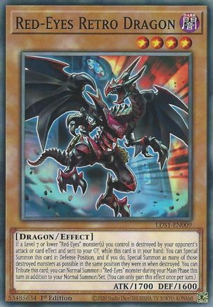 Red-Eyes Retro Dragon (LDS1-EN009) - Legendary Duelists: Season 1 1st Edition