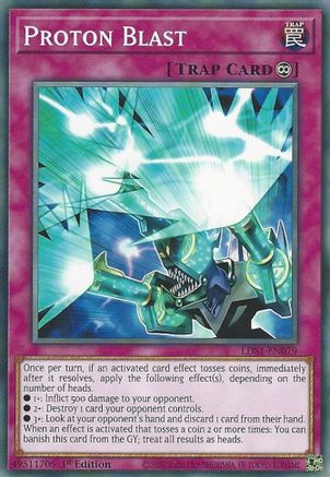 Proton Blast (LDS1-EN079) - Legendary Duelists: Season 1 1st Edition