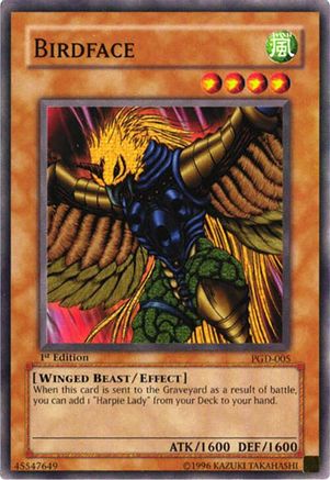 Birdface (PGD-005) - Pharaonic Guardian 1st Edition