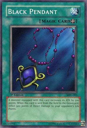 Black Pendant (MRL-003) - Magic Ruler Unlimited