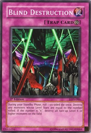 Blind Destruction (LON-086) - Labyrinth of Nightmare 1st Edition