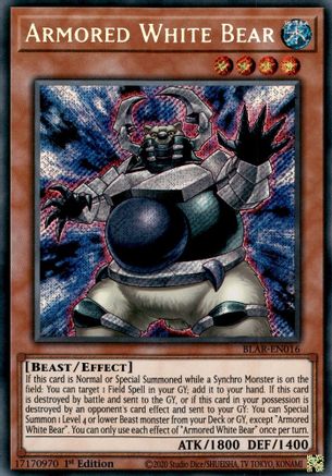 Armored White Bear (BLAR-EN016) - Battles of Legend: Armageddon 1st Edition