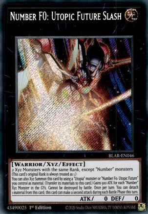 Number F0: Utopic Future Slash (BLAR-EN046) - Battles of Legend: Armageddon 1st Edition