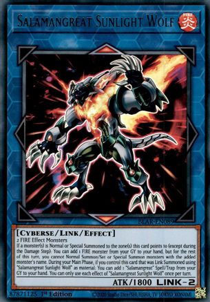 Salamangreat Sunlight Wolf (BLAR-EN089) - Battles of Legend: Armageddon 1st Edition