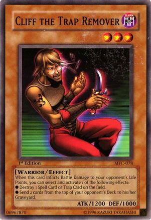 Cliff the Trap Remover (MFC-078) - Magician's Force 1st Edition