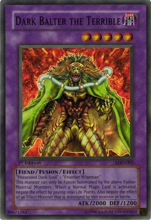Dark Balter the Terrible (LOD-002) - Legacy of Darkness 1st Edition