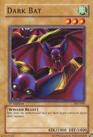 Dark Bat (PSV-058) - Pharaoh's Servant 1st Edition