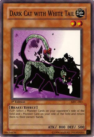 Dark Cat with White Tail (MFC-083) - Magician's Force Unlimited