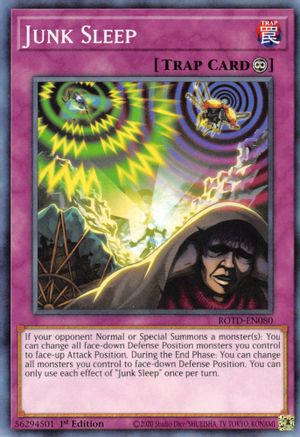 Junk Sleep (ROTD-EN080) - Rise of the Duelist 1st Edition