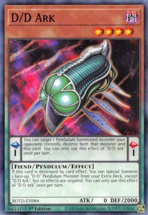 D/D Ark (ROTD-EN084) - Rise of the Duelist 1st Edition