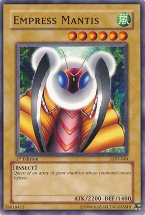 Empress Mantis (LON-040) - Labyrinth of Nightmare 1st Edition