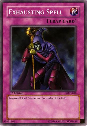 Exhausting Spell (MFC-098) - Magician's Force 1st Edition