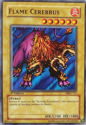 Flame Cerebrus (MRD-111) - Metal Raiders 1st Edition