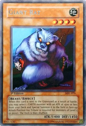 Giant Rat (MRL-079) - Magic Ruler 1st Edition