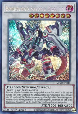 Borreload Savage Dragon (MP20-EN017) - 2020 Tin of Lost Memories 1st Edition